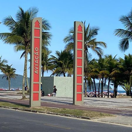 Praia Grande - Aviacao - Apto Estudio - 200 Mts Da Praia מראה חיצוני תמונה